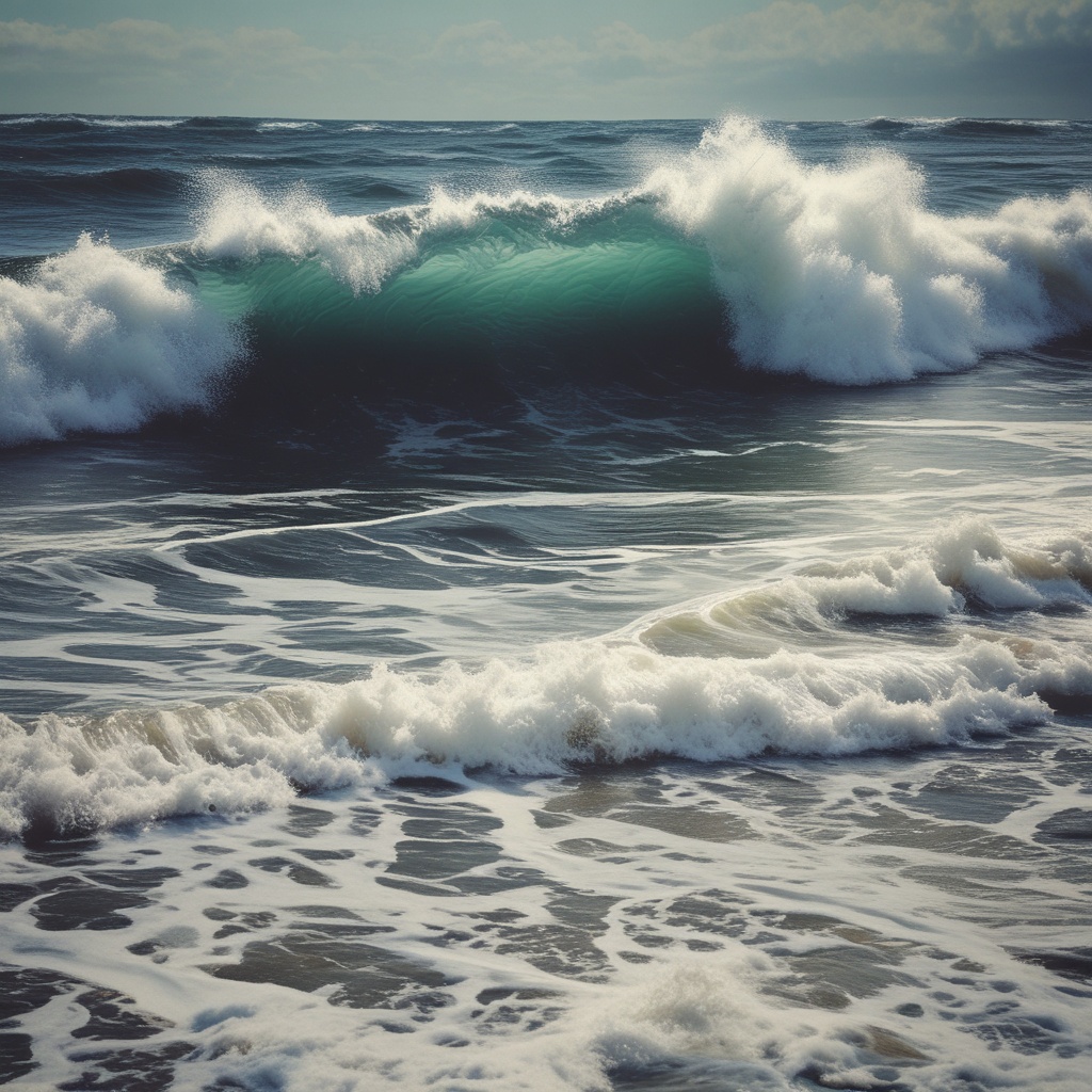 Waves rushing in and then receding. Heart sways in that rhythm. Nothing else is needed here. Just feel this moment.